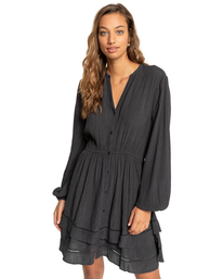 0 Black Bird - Mini-Hemdkleid für Frauen  F3DR18BIF2 Billabong