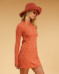 4 Salty Blonde Coconut Flowers - Bodycon Dress for Women Brown F3DR21BIF2 Billabong