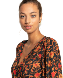 2 In My Heart - Mini- Wickelkleid für Frauen Schwarz F3DR25BIF2 Billabong