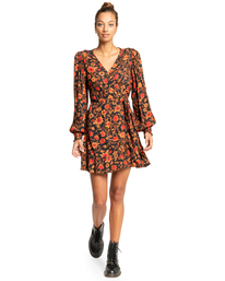 4 In My Heart - Mini- Wickelkleid für Frauen Schwarz F3DR25BIF2 Billabong