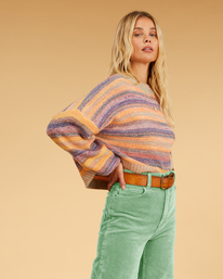 3 Under The Influence - Trui voor Dames Purple F3JP15BIF2 Billabong