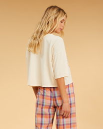 2 Salty Blonde Still Salty - T- Shirt f&uuml;r Frauen Weiss F3KT09BIF2 Billabong