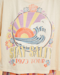 5 Salty Blonde Still Salty - T- Shirt f&uuml;r Frauen Weiss F3KT09BIF2 Billabong