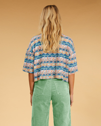 3 Still Salty - T-Shirt voor Dames Brown F3KT10BIF2 Billabong