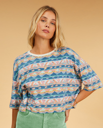 5 Still Salty - T-Shirt voor Dames Brown F3KT10BIF2 Billabong