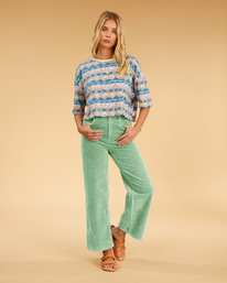 2 Still Salty - T-Shirt voor Dames Brown F3KT10BIF2 Billabong