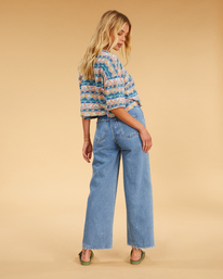 1 Salty Blonde Chill Out - Jean ample pour Femme Jaune F3PN06BIF2 Billabong