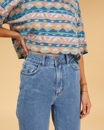 3 Salty Blonde Chill Out - Jean ample pour Femme Jaune F3PN06BIF2 Billabong