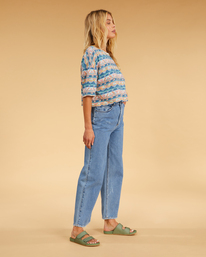 2 Salty Blonde Chill Out - Jean ample pour Femme Jaune F3PN06BIF2 Billabong