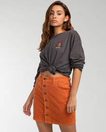 0 Good Life - Corduroy Skirt for Women Beige F3SK03BIF2 Billabong