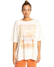 1 Under The Sun - T-shirt para Mulher Branco F3SS39BIF2 Billabong