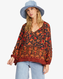 0 Peace And Love - Blouse manches longues pour Femme Noir F3TP08BIF2 Billabong