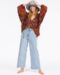 1 Peace And Love - Blouse manches longues pour Femme Noir F3TP08BIF2 Billabong