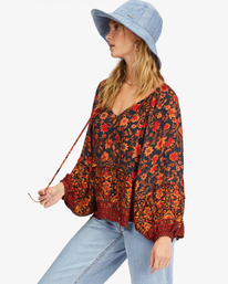 3 Peace And Love - Blouse manches longues pour Femme Noir F3TP08BIF2 Billabong
