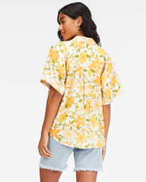 4 Made For Sun - Camisa de Manga Corta para Mujer Marron F3TP21BIF2 Billabong