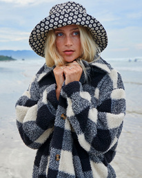 0 Fairbanks - Teddybär-Jacke mit Knöpfen für Frauen  F3WA14BIF2 Billabong