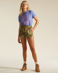 2 Adventure - Relaxed Adventure Short voor Dames Gray F3WK20BIF2 Billabong