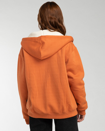 3 Cold Roses - Sweat à capuche zippé pour Femme  F3ZH12BIF2 Billabong