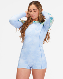 1 2mm Spring Fever - Muta estiva a maniche lunghe da Donna Blue F42F13BIF2 Billabong