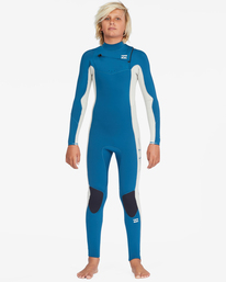 1 3/2mm Absolute - Chest-Zip-Neoprenanzug für Jungen Grün F43B33BIF2 Billabong