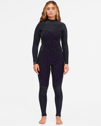 6 3/2mm Synergy - Traje de Surf con Cremallera en el Pecho para Mujer Negro F43F33BIF2 Billabong