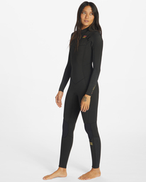 2 3/2mm Synergy - Traje de Surf con Cremallera en el Pecho para Mujer Negro F43F33BIF2 Billabong