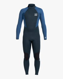 0 3/2mm Intruder - Back Zip Wetsuit for Men Blue F43M93BIF2 Billabong