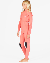 1 4/3 Synergy - Back-Zip-Neoprenanzug für Mädchen Rot F44G40BIF2 Billabong