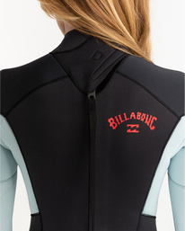 4 4/3mm Launch - Back- Zip- Neoprenanzug f&uuml;r Frauen Grau F44G94BIF2 Billabong