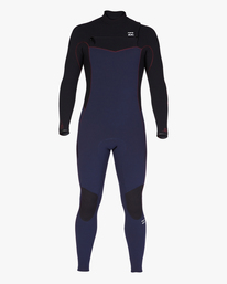 3 4/3mm Revolution - Combinaison de surf zip poitrine pour Homme Bleu F44M15BIF2 Billabong