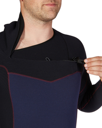 13 4/3mm Revolution - Combinaison de surf zip poitrine pour Homme Bleu F44M15BIF2 Billabong