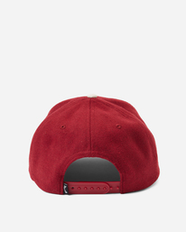 3 Stacked Up - Snapback Cap voor Heren Red F5CM02BIF2 Billabong