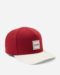 2 Stacked Up - Snapback Cap voor Heren Red F5CM02BIF2 Billabong