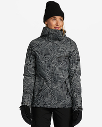 2 A/DIV Eclipse - Technical Snow Jacket for Women Black F6JF18BIF2 Billabong
