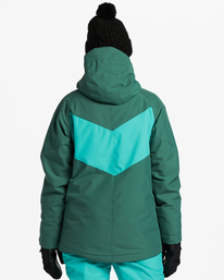 2 A/DIV Good Life - Funktionelle Schneejacke für Frauen Grün F6JF20BIF2 Billabong