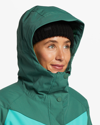 4 A/DIV Good Life - Funktionelle Schneejacke für Frauen Grün F6JF20BIF2 Billabong