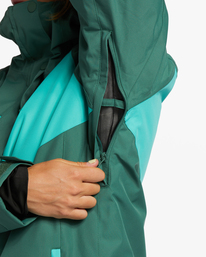 6 A/DIV Good Life - Funktionelle Schneejacke für Frauen Grün F6JF20BIF2 Billabong