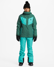 1 A/DIV Good Life - Funktionelle Schneejacke für Frauen Grün F6JF20BIF2 Billabong