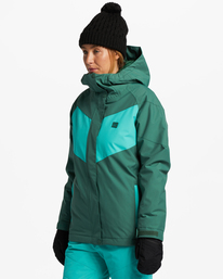 3 A/DIV Good Life - Funktionelle Schneejacke für Frauen Grün F6JF20BIF2 Billabong