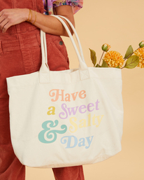 0 Salty Blonde Beachside - Tote Bag White F9BG21BIF2 Billabong