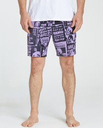 3 Sundays Poster Lo Tides 18 Boardshort  H1BS39BIMU Billabong