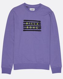 0 Spray Die Cut Crew Fleece  H1CR05BIP8 Billabong