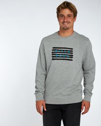 0 Spray Die Cut Crew Fleece  H1CR05BIP8 Billabong