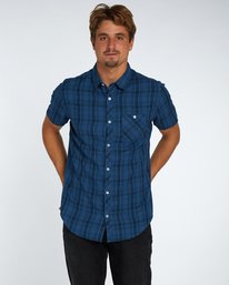 0 All Day Check Shirt Blue H1SH07BIP8 Billabong