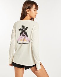 3 Boyfriend Long Sleeve T-Shirt Blanco H3LS02BIMU Billabong