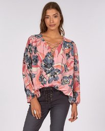 0 Never Wake Up Viscose Top  H3TP04BIP8 Billabong