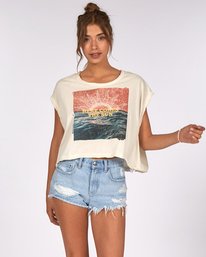0 Surf Spray Crop Jersey T-Shirt  H3TT02BIP8 Billabong