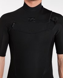 1 2/2 Absolute Comp Flatlock Chest Zip Springsuit Black H42M11BIP8 Billabong