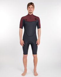 0 2/2 Absolute Comp Flatlock Chest Zip Springsuit  H42M11BIP8 Billabong