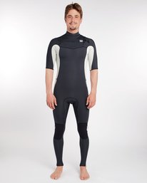 0 2/2 Revolution Dbah Gbs Chest Zip Spring Wetsuit Blanc H42M17BIP8 Billabong
